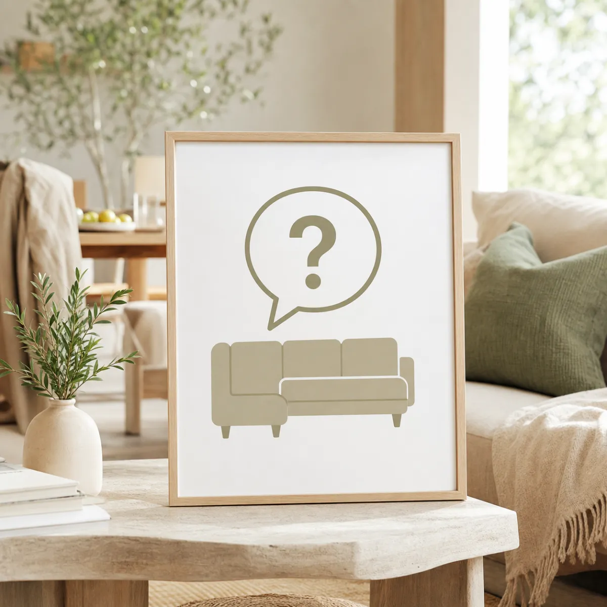 Gray corduroy l-shaped sectional sofa in a casual family room setting